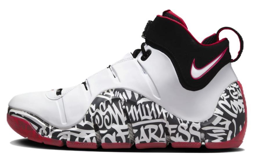 

Кроссовки унисекс Nike Lebron 4 Graffiti 4 2023 белые 45 EU, Белый, Lebron 4 Graffiti 4 2023