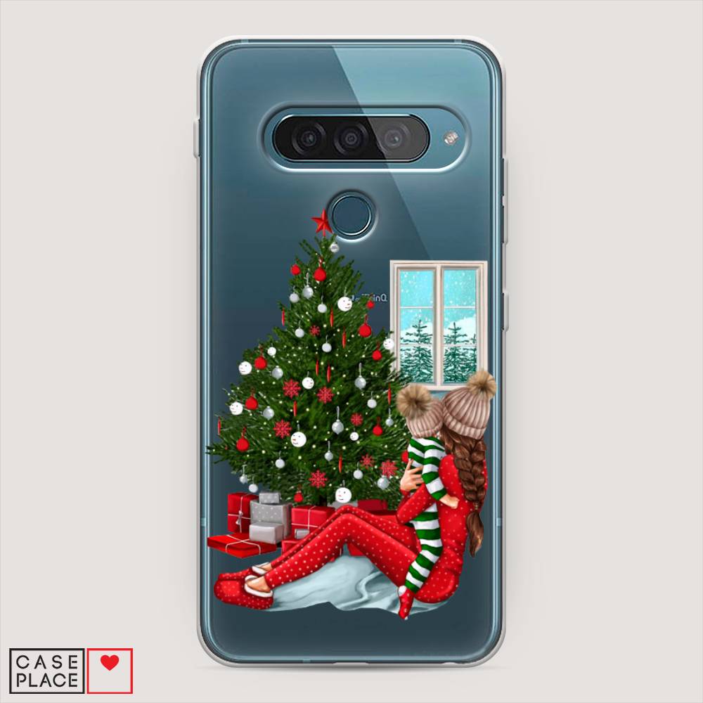 

Чехол для LG G8s ThinQ "Новый год с мамой", Красный;зеленый;голубой, 84050-6