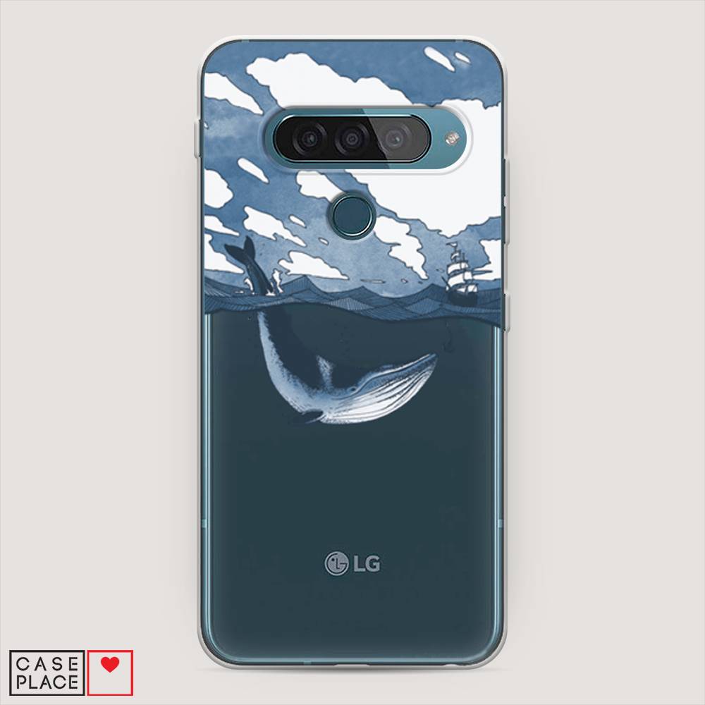 

Чехол для LG G8s ThinQ "Большой кит", Синий, 84050-1