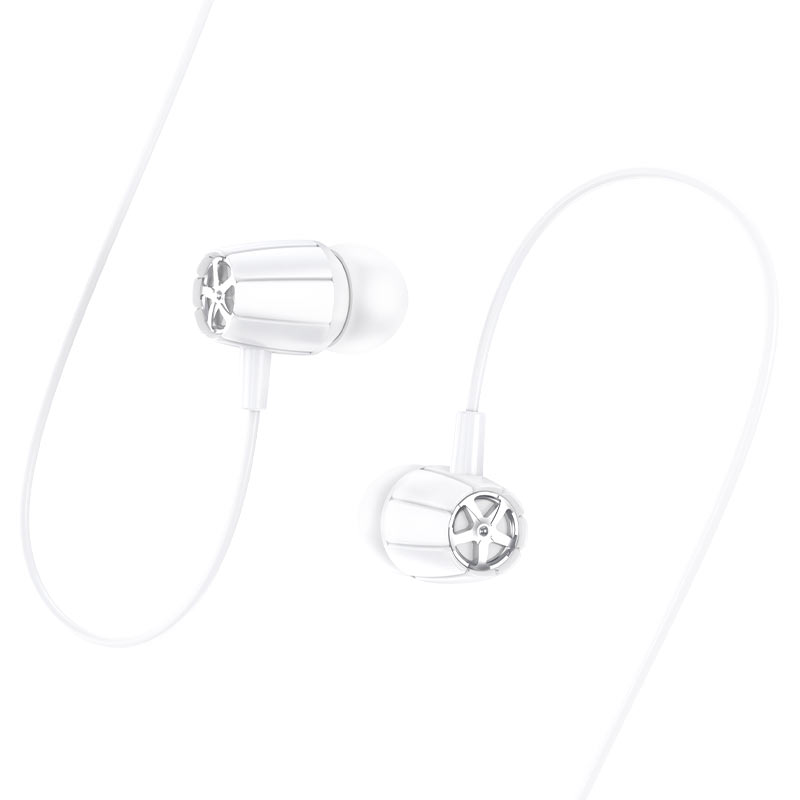 

Проводные наушники Hoco White (HC-54721)