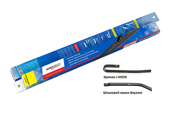 

Щетка стеклоочистителя зимн. Avantech Snowguard 700мм ( 28'' ) артикул S-28