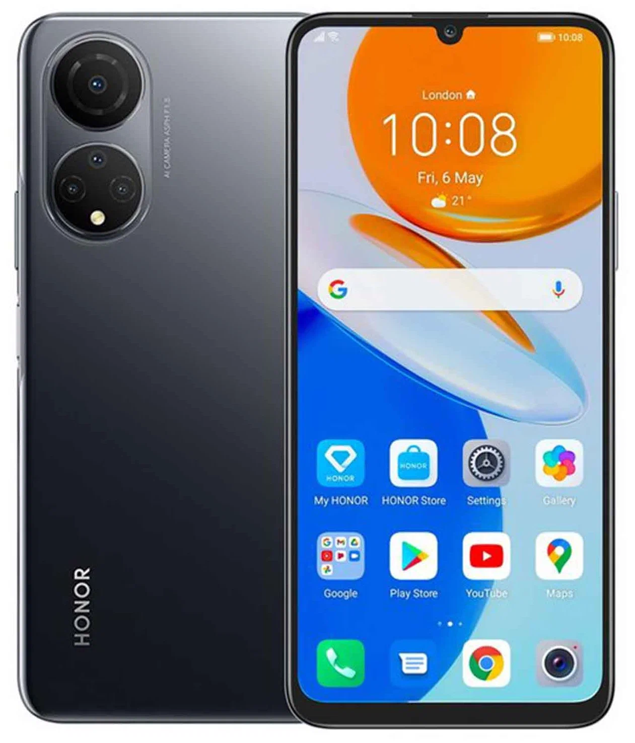 

Смартфон Honor X7 4/128GB черный (5109ADTS)