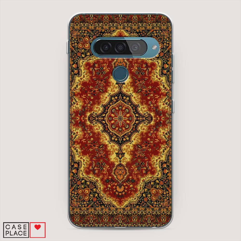 

Чехол для LG G8s ThinQ "Ковер", Коричневый;золотистый;красный, 84050-3