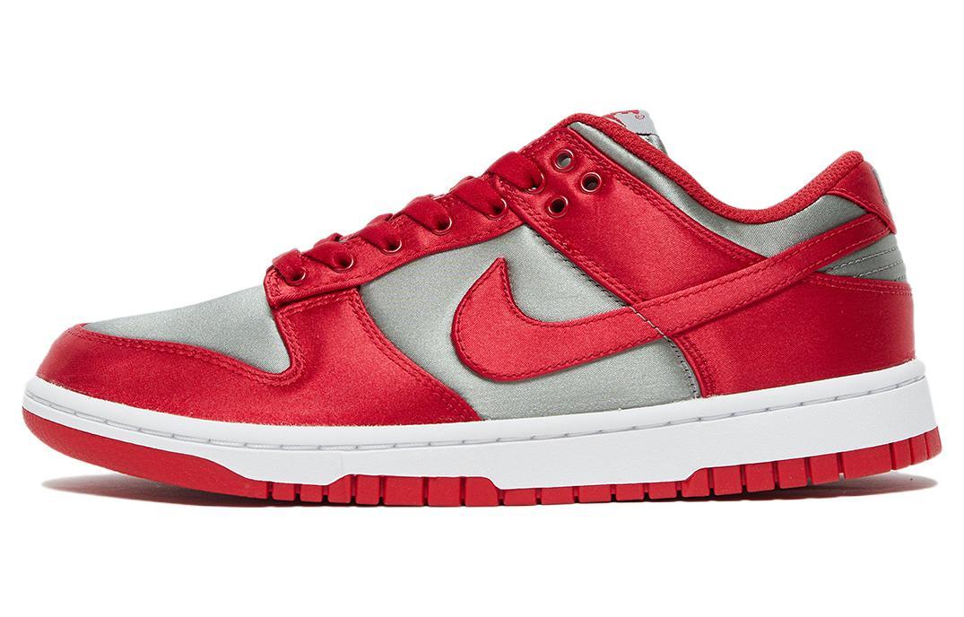 

Кеды унисекс Nike Dunk Low UNLV Satin ESS SNKR красные 41 EU, Красный, Dunk Low UNLV Satin ESS SNKR