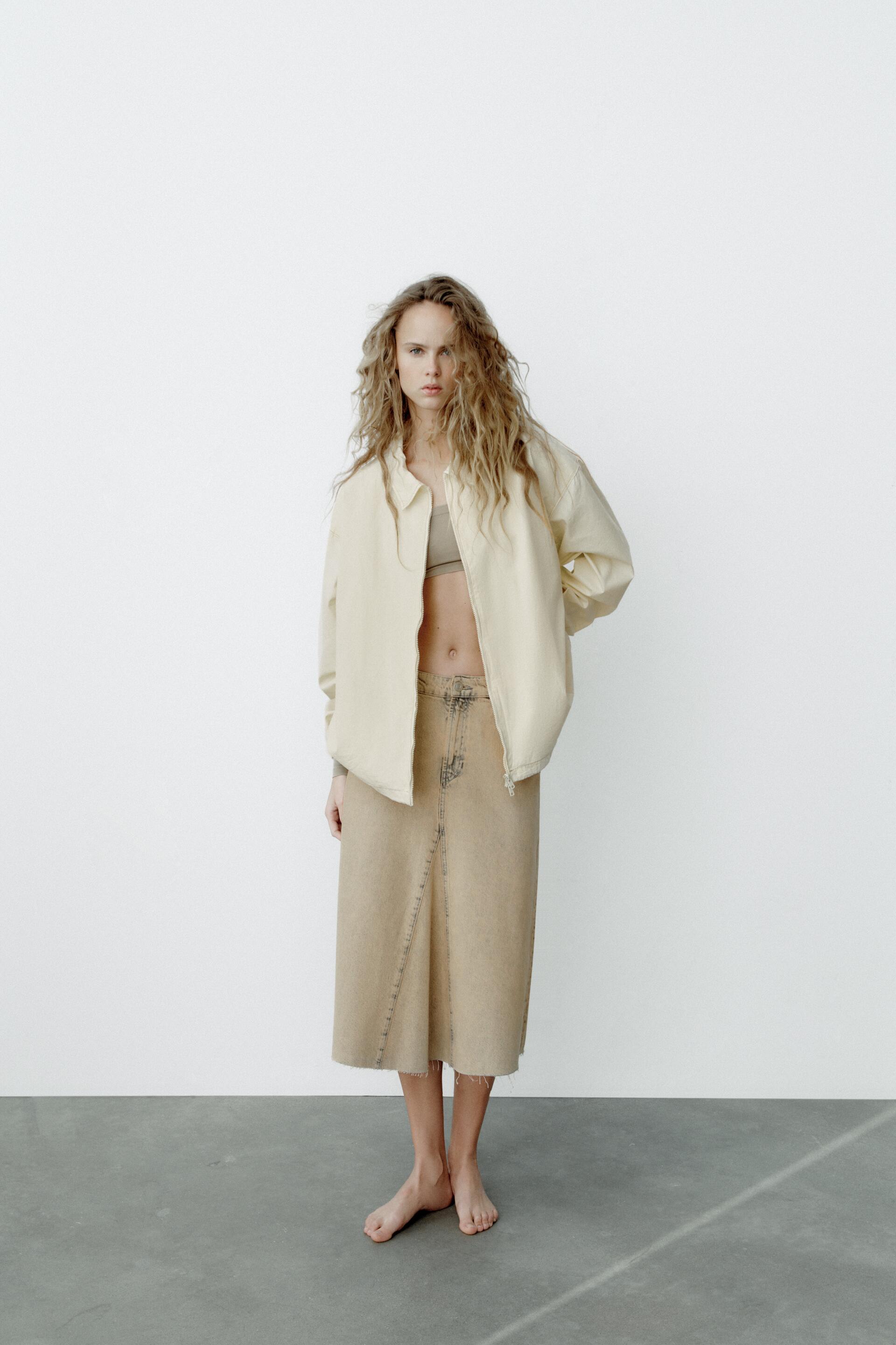 

Юбка женская ZARA 06688011 бежевая XS (доставка из-за рубежа), Бежевый, 06688011