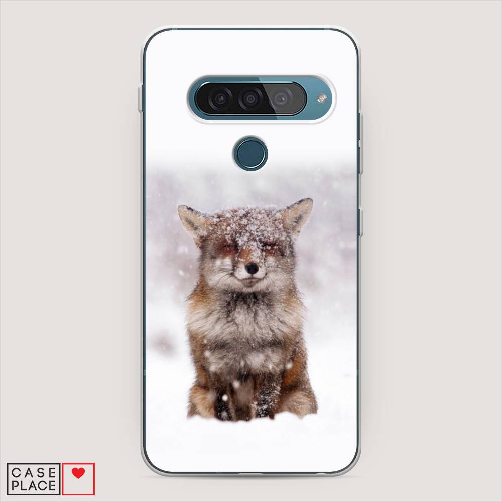 

Чехол для LG G8s ThinQ "Зимняя лиса", Белый;серый;коричневый, 84050-1