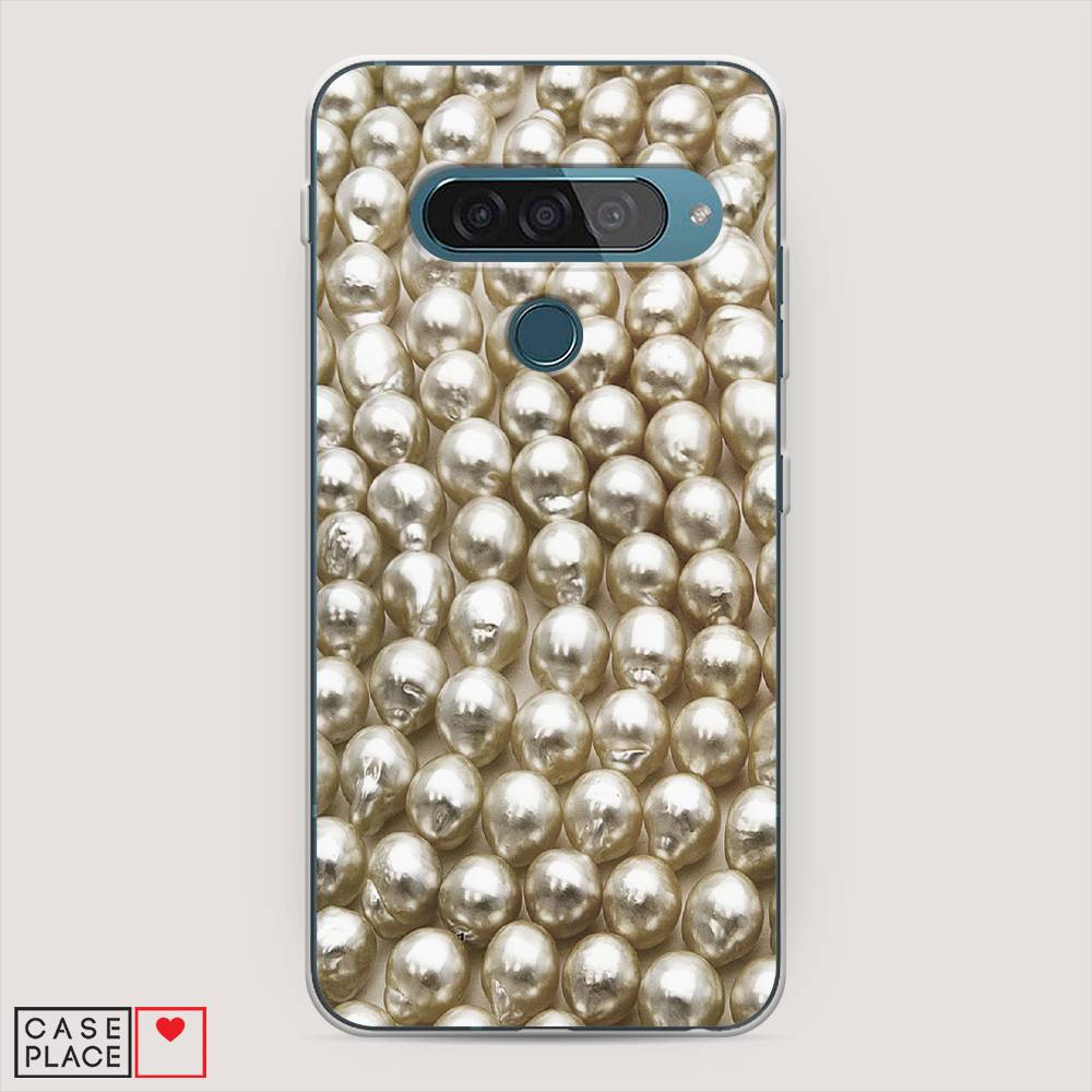 

Чехол для LG G8s ThinQ "Жемчуг", Бежевый, 84050-3