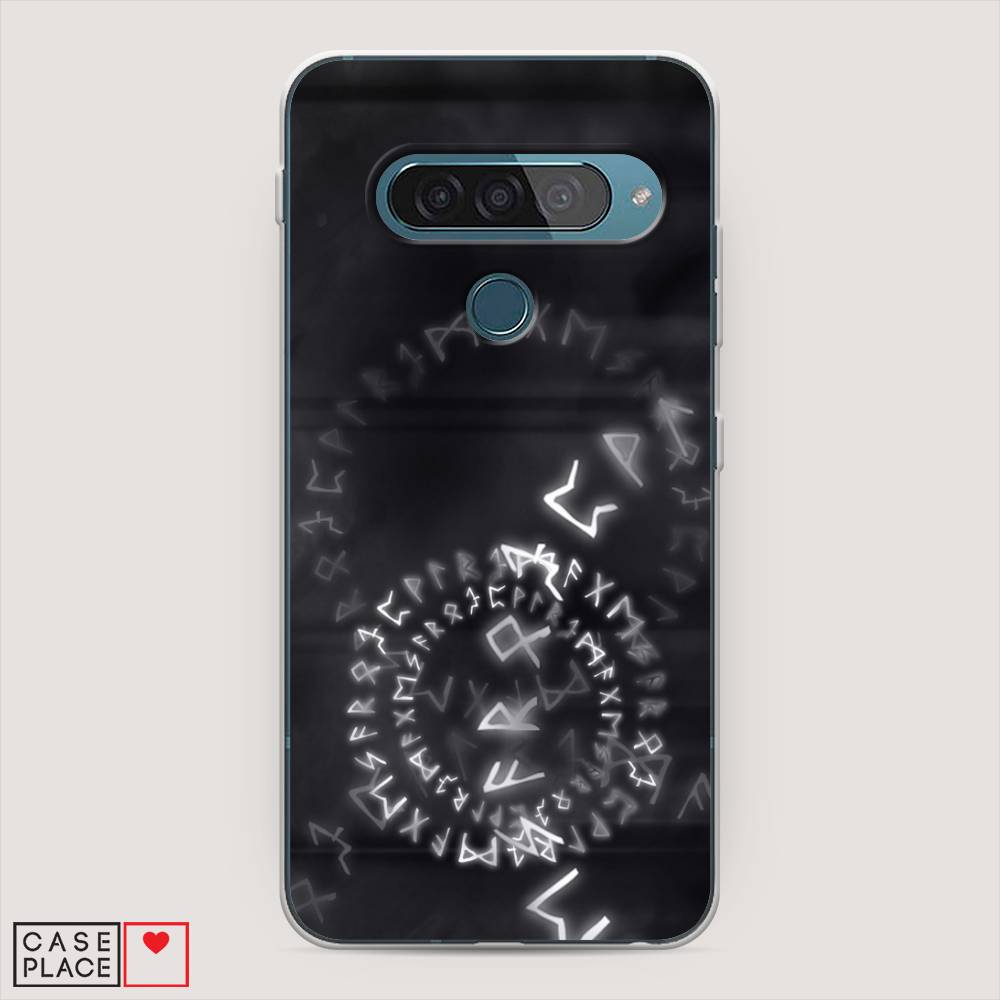 

Чехол для LG G8s ThinQ "Руны", Серый;черный, 84050-3