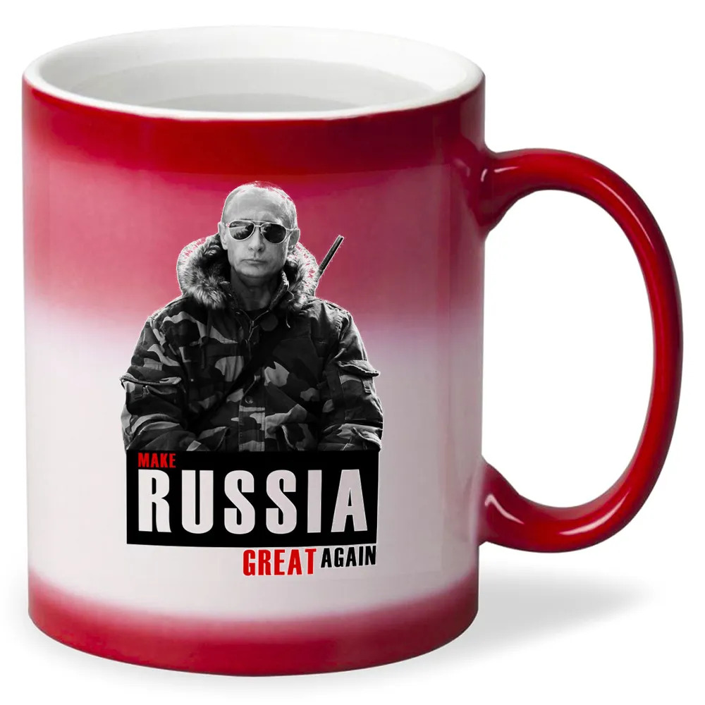 

Кружка CoolPodarok ПриколПутин make Russia great again