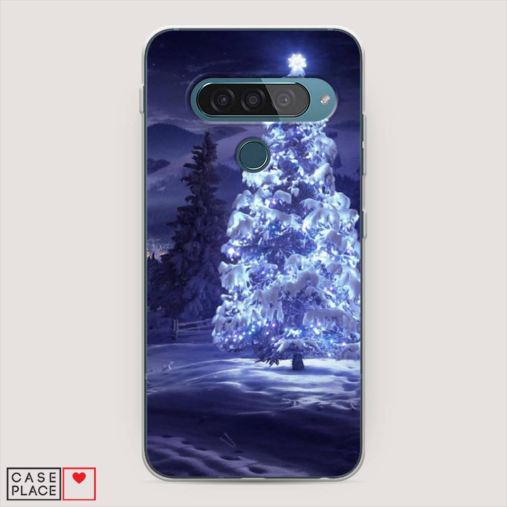 

Чехол для LG G8s ThinQ "Зима 4", Синий;черный;белый, 84050-2