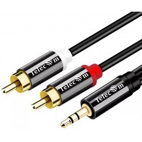

Telecom Кабель соединит 3.5 Jack (M) - 2xRCA (M), 1.5м PRO [7958820049682]