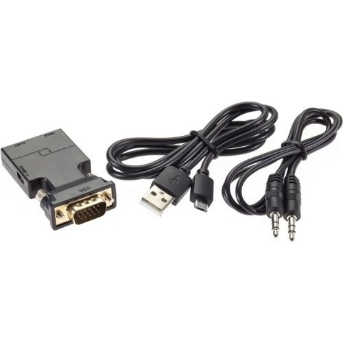 VCOM CA337A Переходник VGA(M)+audio+microUSB --> HDMI(F)1080*60Hz, VCOM