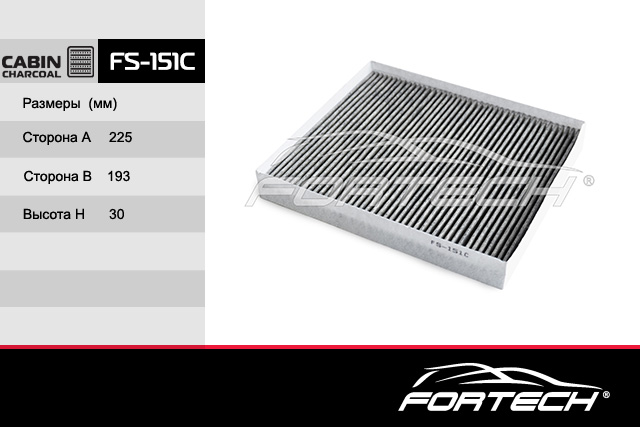 

Фильтр салона FORTECH fs151c