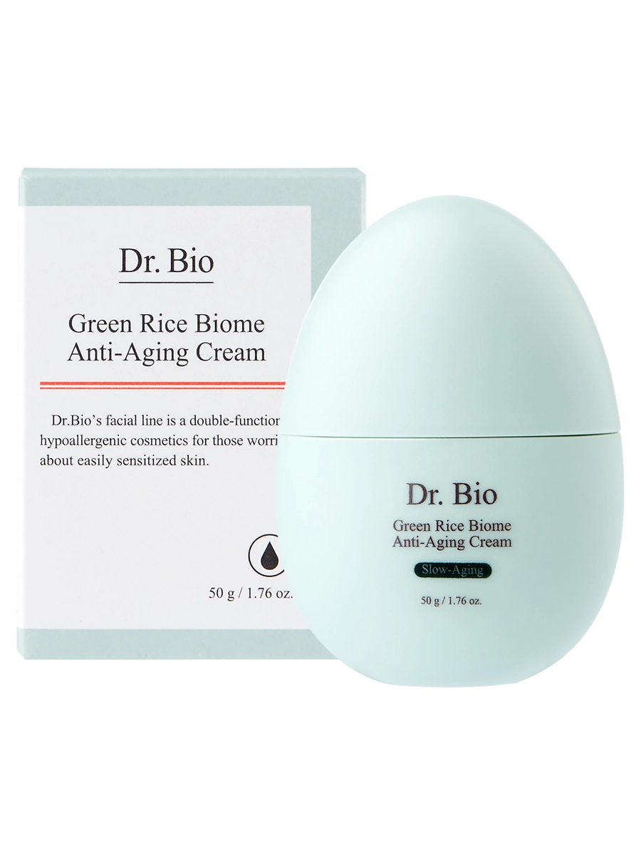 

Крем для лица Dr. Bio осветляющий Green Rice Biome Anti-Aging Cream 50 гр