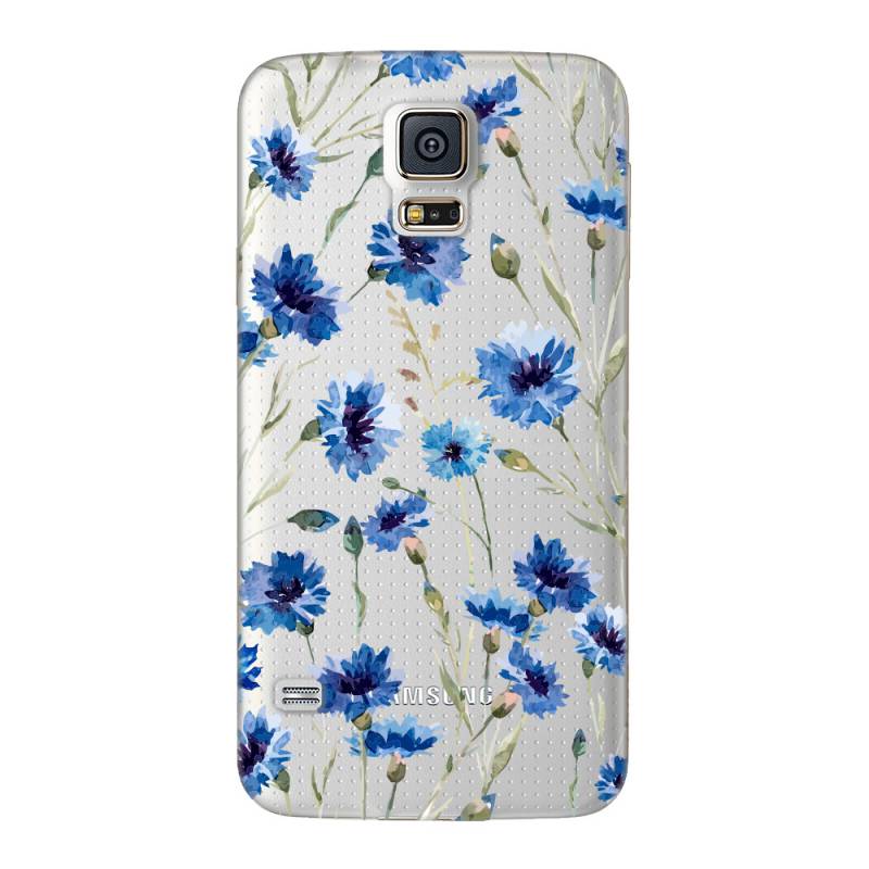 Чехол Deppa Art Case Flowers васильки для Samsung Galaxy S5 защитная пленка 139₽