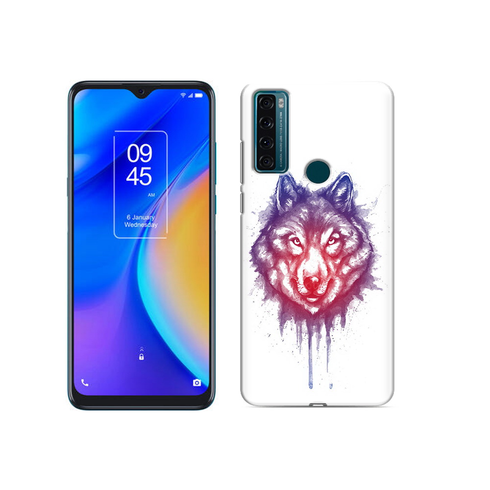 

Чехол MyPads Tocco для TCL 20 SE пушистый волк, Прозрачный, Tocco