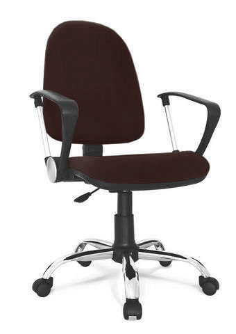 фото Офисное кресло мирэй групп престиж pc900 хром плюс коричневый