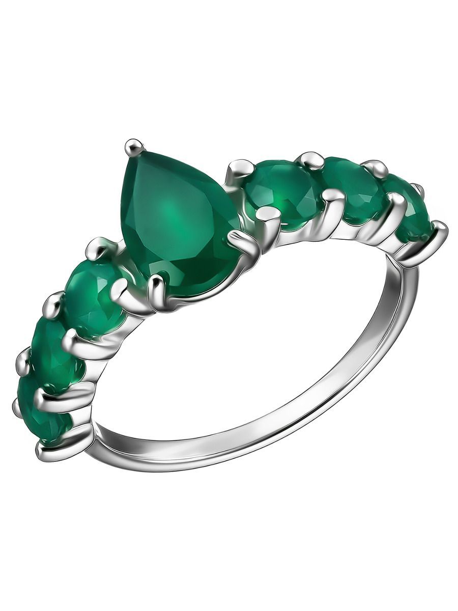 

Кольцо из серебра р. , Ювелирочка 1065028, агат, 1065028