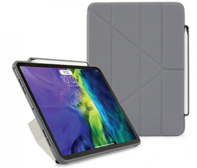 фото Чехол pipetto origami pencil (p048-50-q) для ipad air 10.9 2020 dark grey