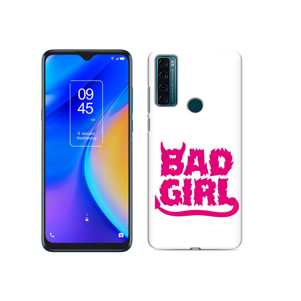 

Чехол MyPads Tocco для TCL 20 SE плохая девочка, Прозрачный, Tocco
