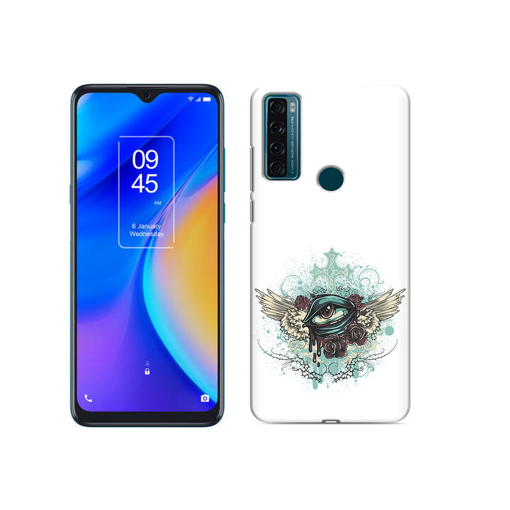 

Чехол MyPads Tocco для TCL 20 SE плачущий глаз с крыльями, Прозрачный, Tocco