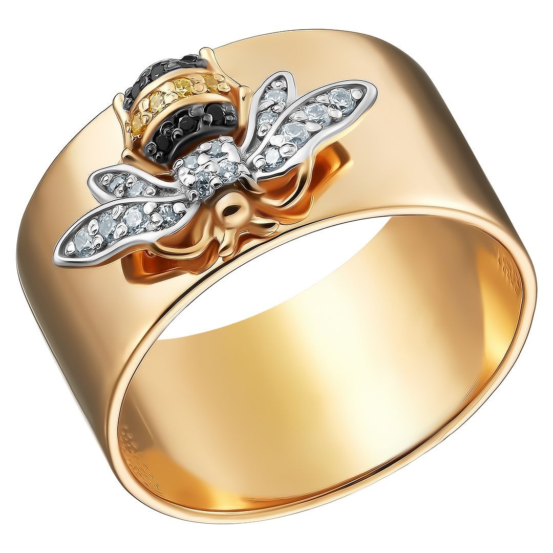 Кольцо из серебра р. 20 Ювелирочка 1064851, шпинель\фианит