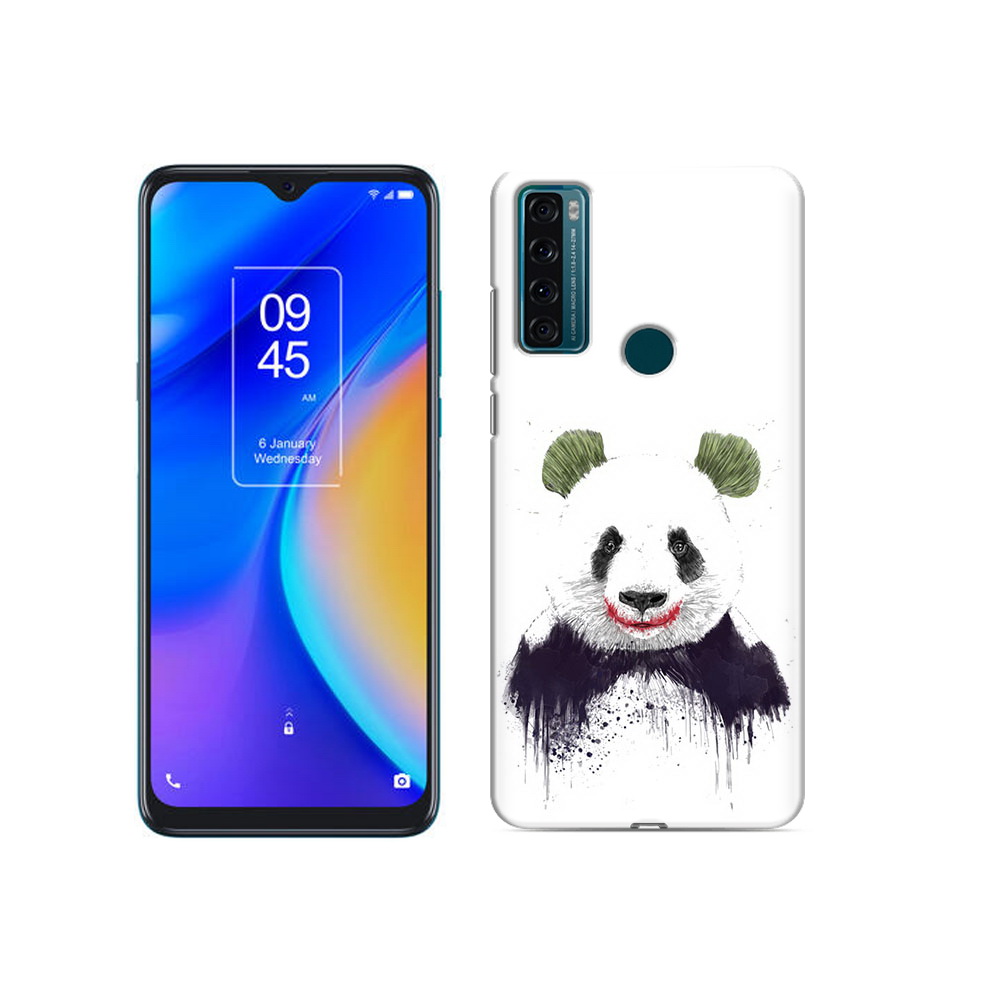 

Чехол MyPads Tocco для TCL 20 SE панда джокер, Прозрачный, Tocco
