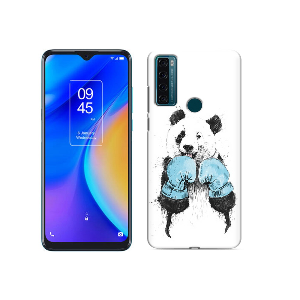 

Чехол MyPads Tocco для TCL 20 SE панда боксер, Прозрачный, Tocco