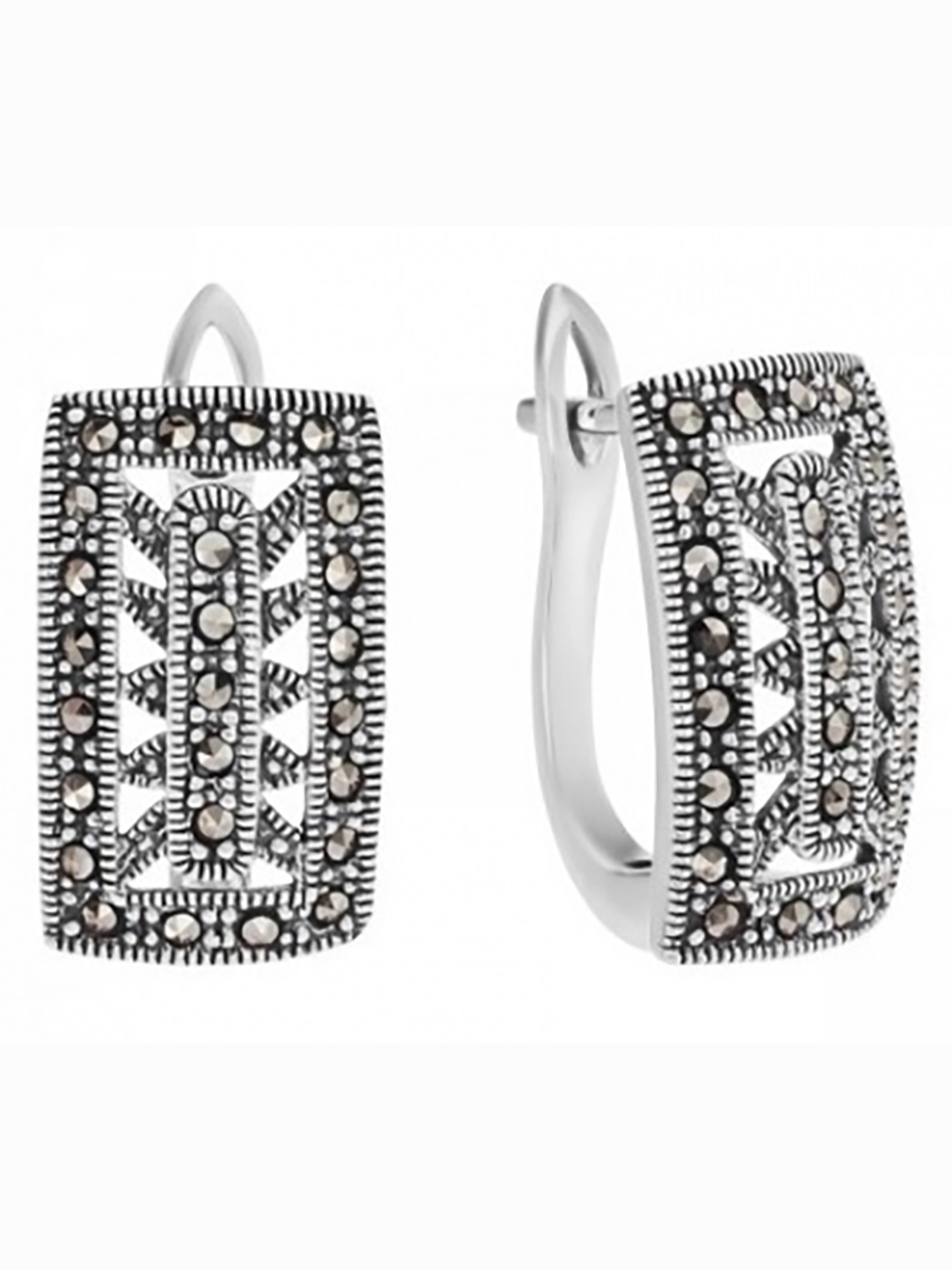 

Серьги с марказитами из серебра Марказит HE523-7380, HE523-7380