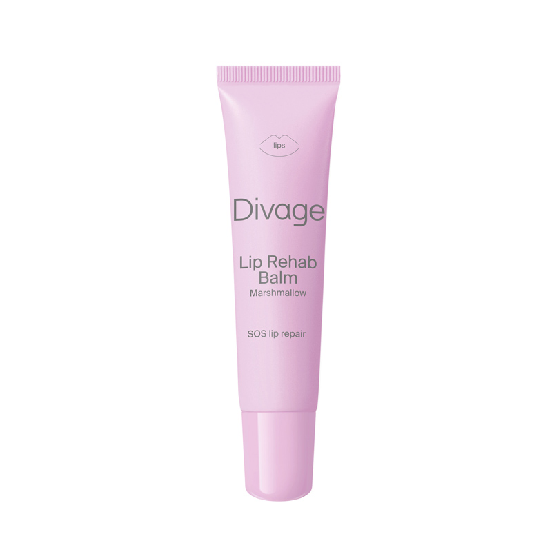 фото Бальзам для губ divage lip rehab balm marshmallow 12 мл