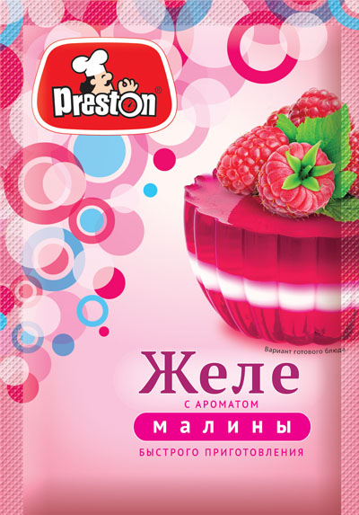 

Желе Preston сухое с ароматом малины 50 г