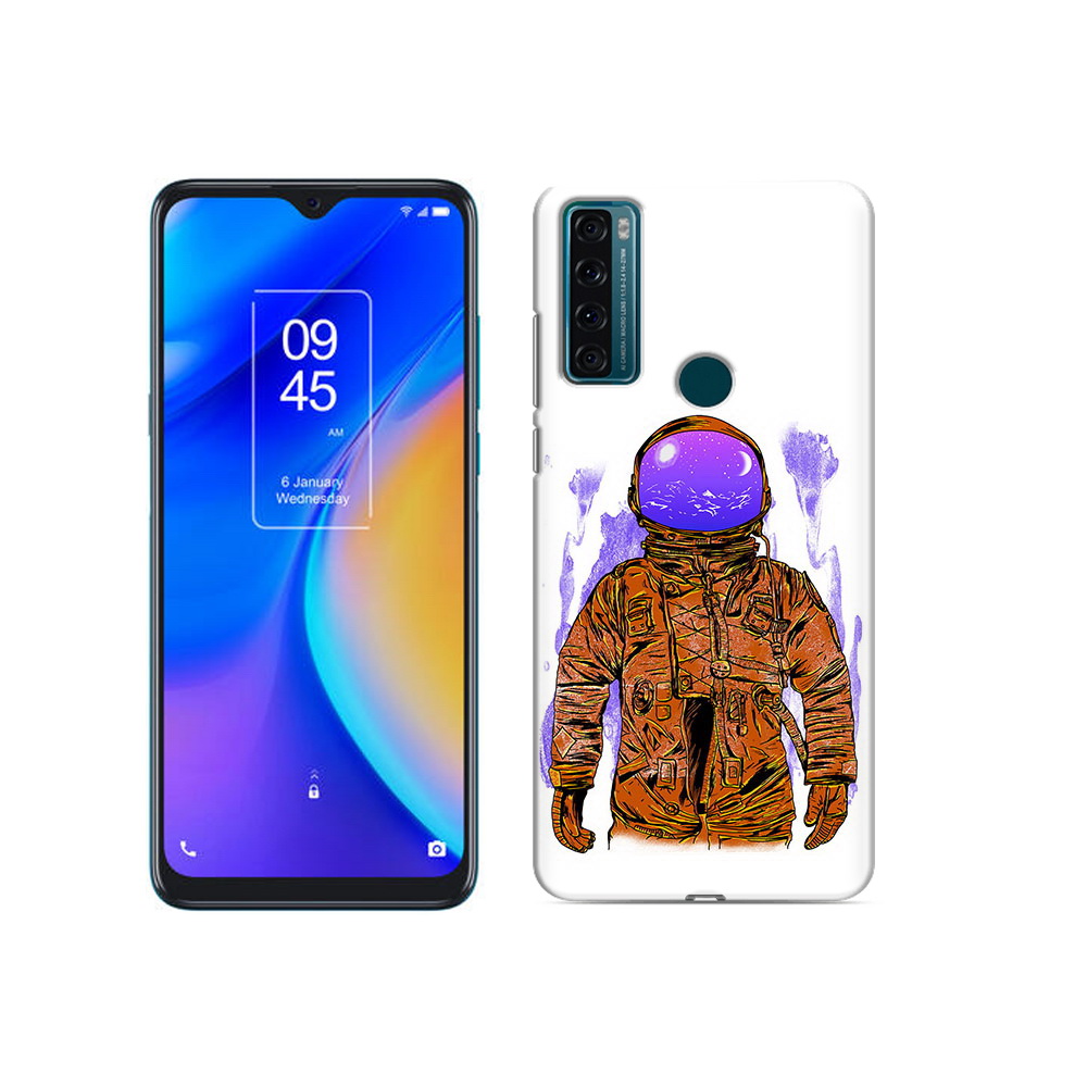 

Чехол MyPads Tocco для TCL 20 SE нарисованный мужчина в скафандре, Прозрачный, Tocco