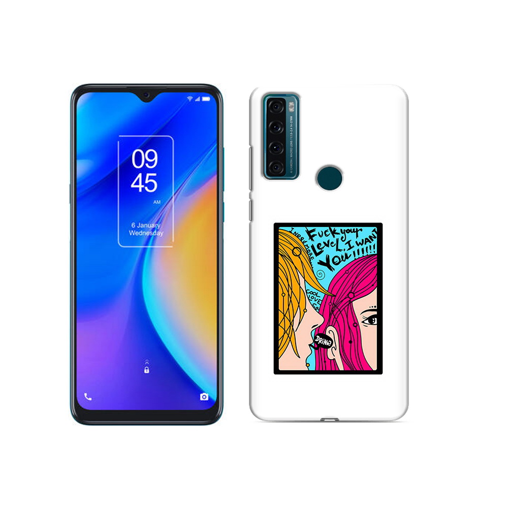 

Чехол MyPads Tocco для TCL 20 SE Выпьем, Прозрачный, Tocco