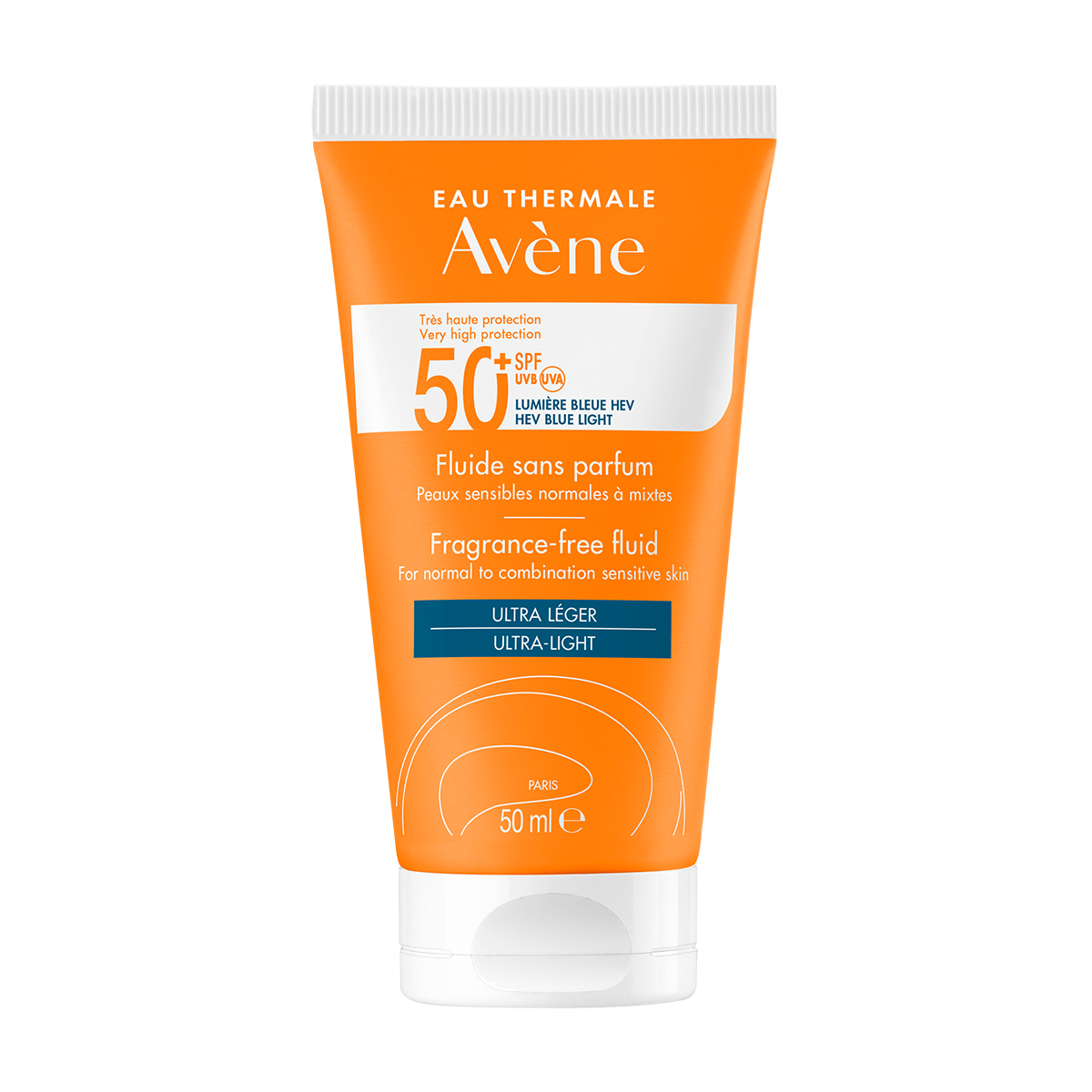 

Флюид Avene SPF 50+ АВЕН солнцезащитный без отдушек 50 мл