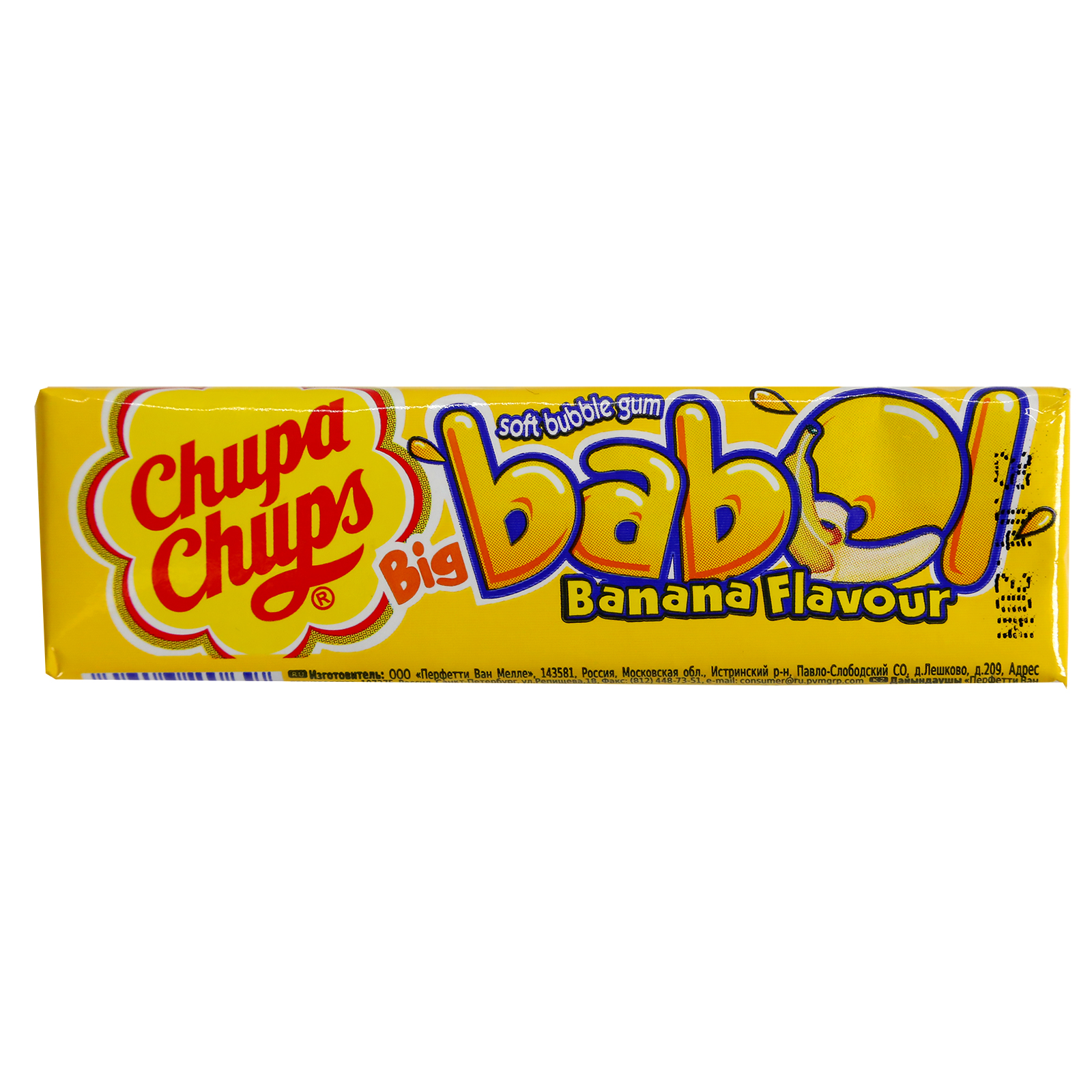 

Жевательная резинка Chupa Chups Big Babol Банан 21 г