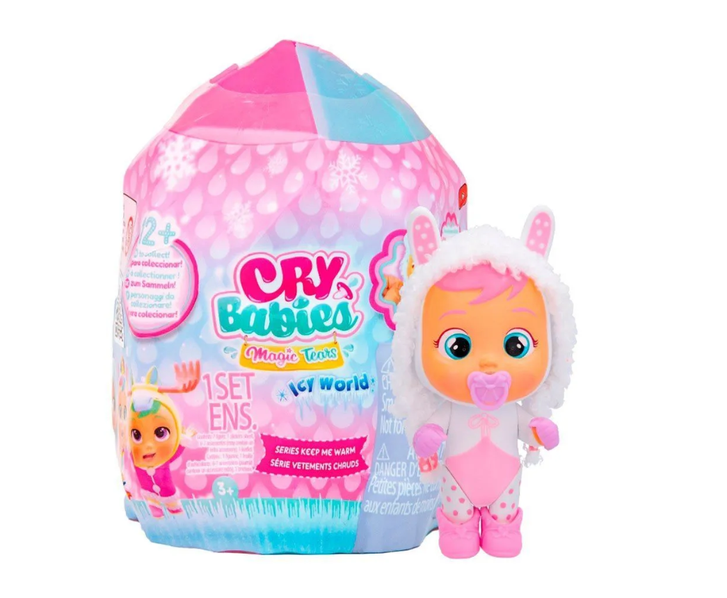 Пупс IMC Toys 88993 Капсула Crybabies Magic Tears Icy World Ледяной мир Согрей меня плачущий младенец хопи crybabies imc toys