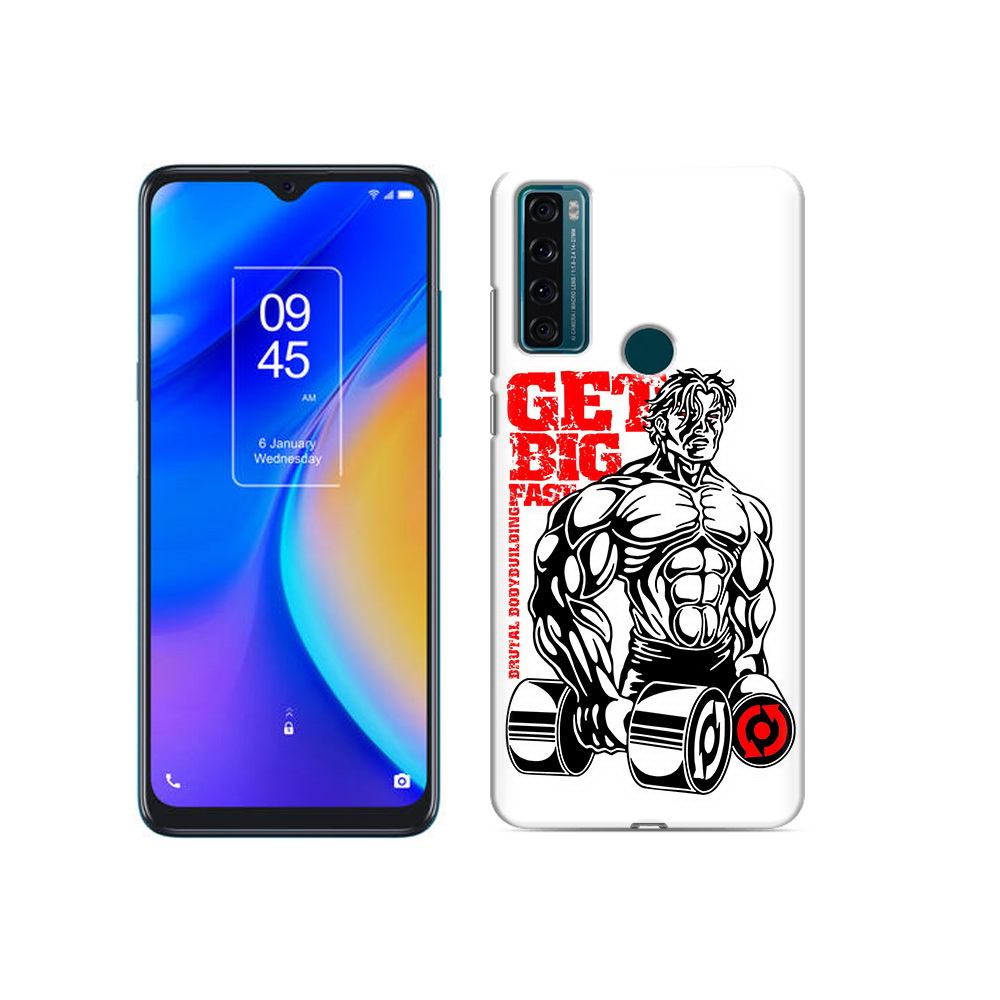 

Чехол MyPads Tocco для TCL 20 SE накаченное тело, Прозрачный, Tocco