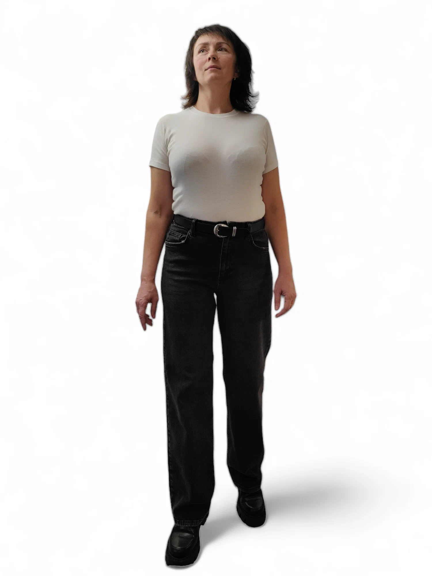 Джинсы женские Richone 3032-939 серые W30/L30