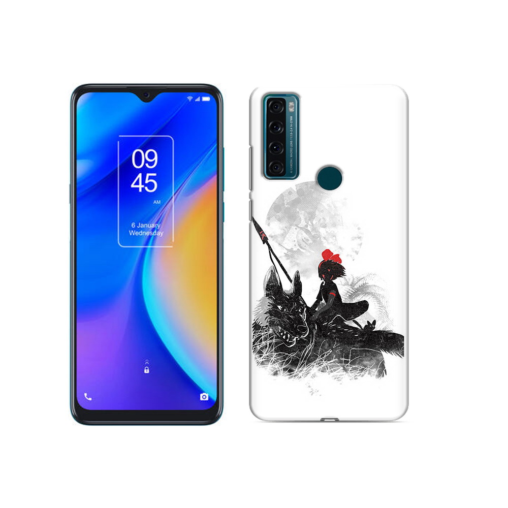 

Чехол MyPads Tocco для TCL 20 SE мононоке, Прозрачный, Tocco