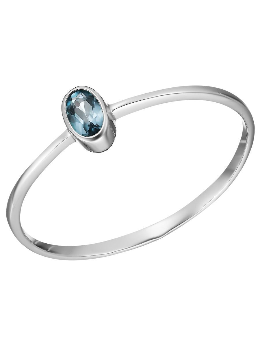 

Кольцо из серебра р. 19,5 Ювелирочка 1063699, топаз, 1063699