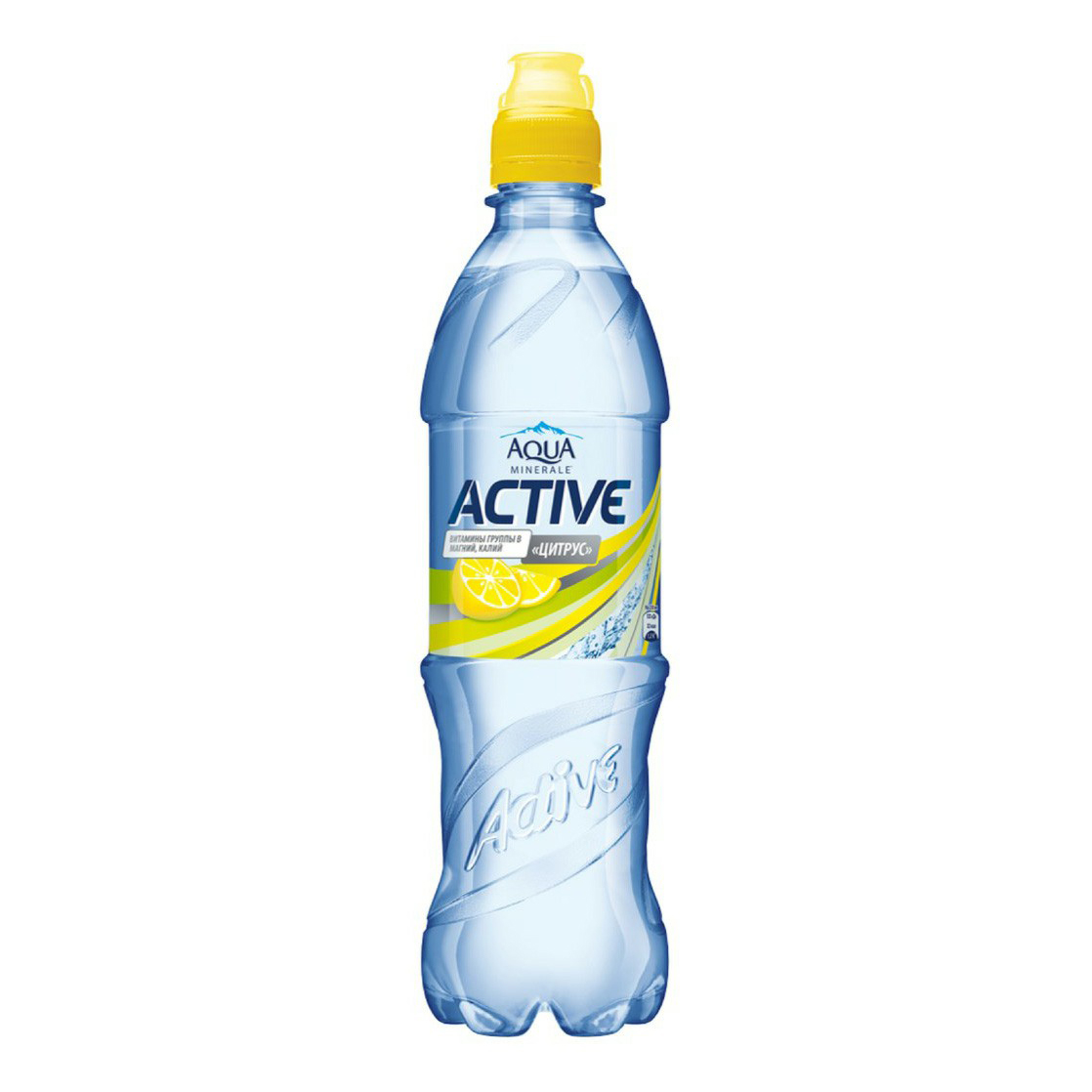 Вода питьевая Aqua Minerale Active со вкусом цитруса негазированная 0,5 л