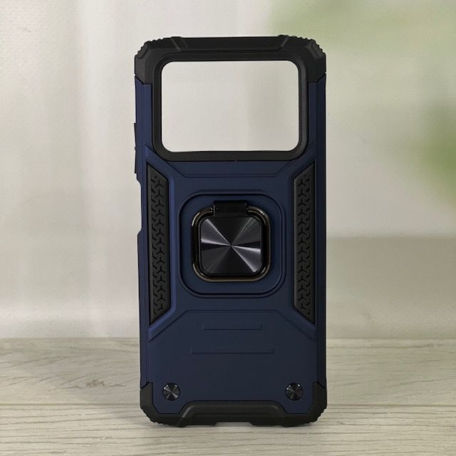 

Противоударный чехол для Xiaomi Poco M4 Pro синий