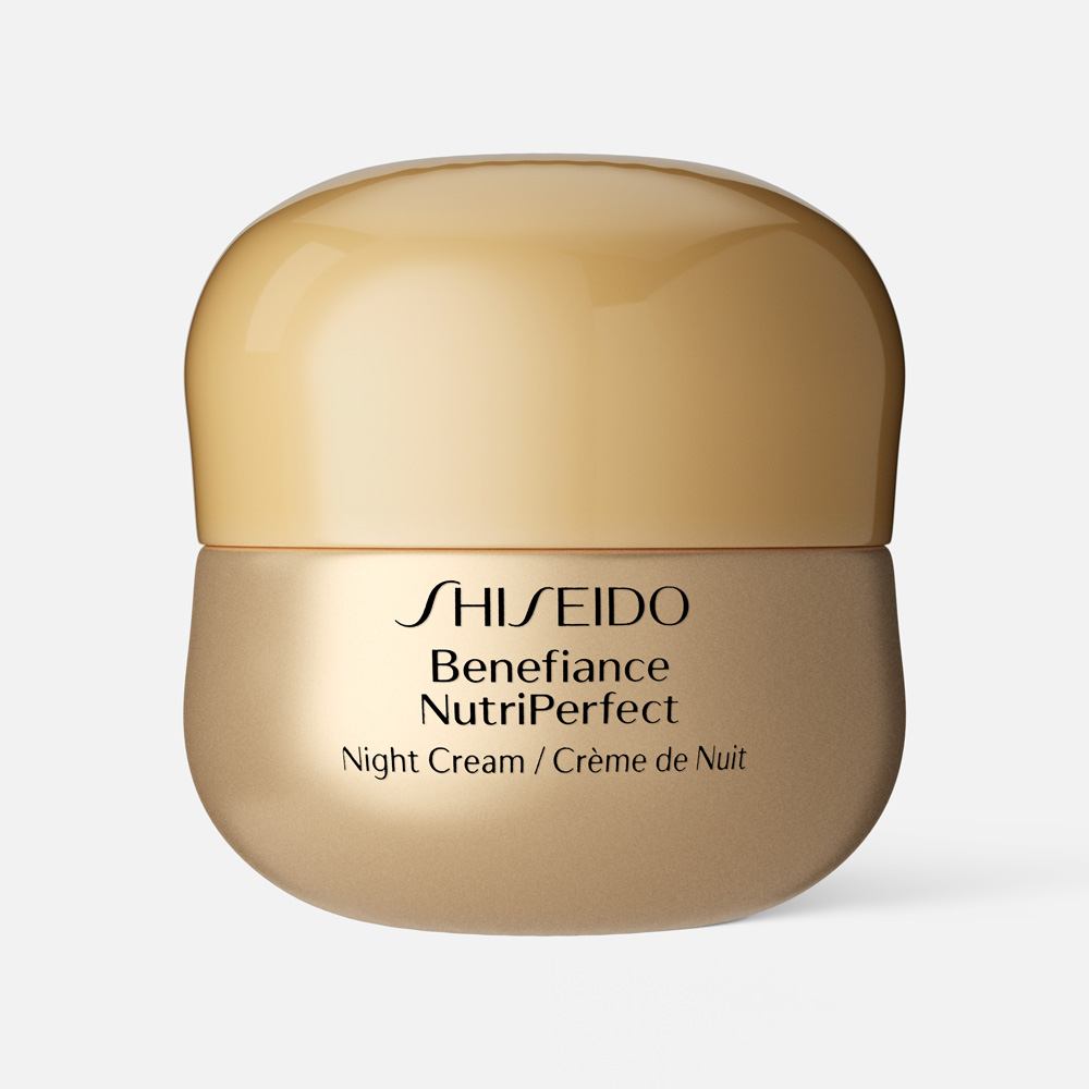 Крем для лица SHISEIDO Benefiance Nutriperfect ночной, антивозрастной, 50 мл a derma экзомега контрол крем смягчающий для лица и тела 400 мл