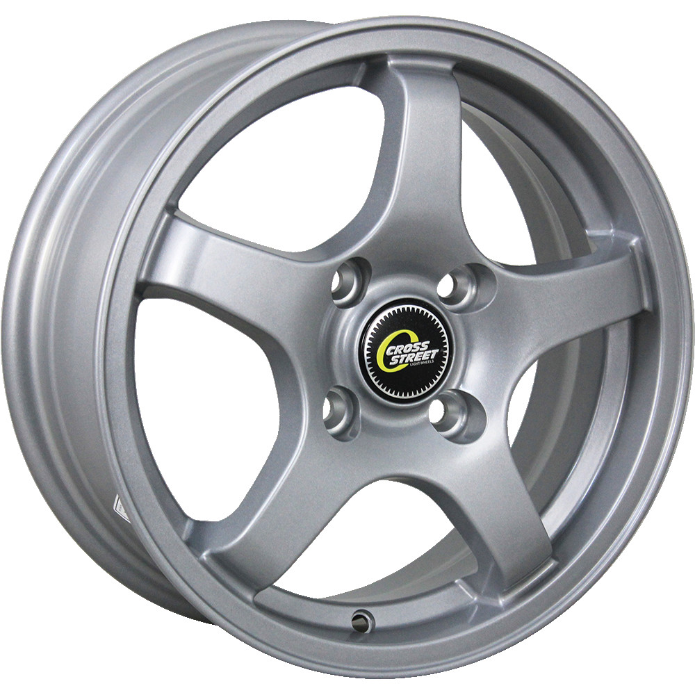 

Колесный диск Cross street CR14 (S) 6xR15 ET40 4*100 D60.1, Серебристый