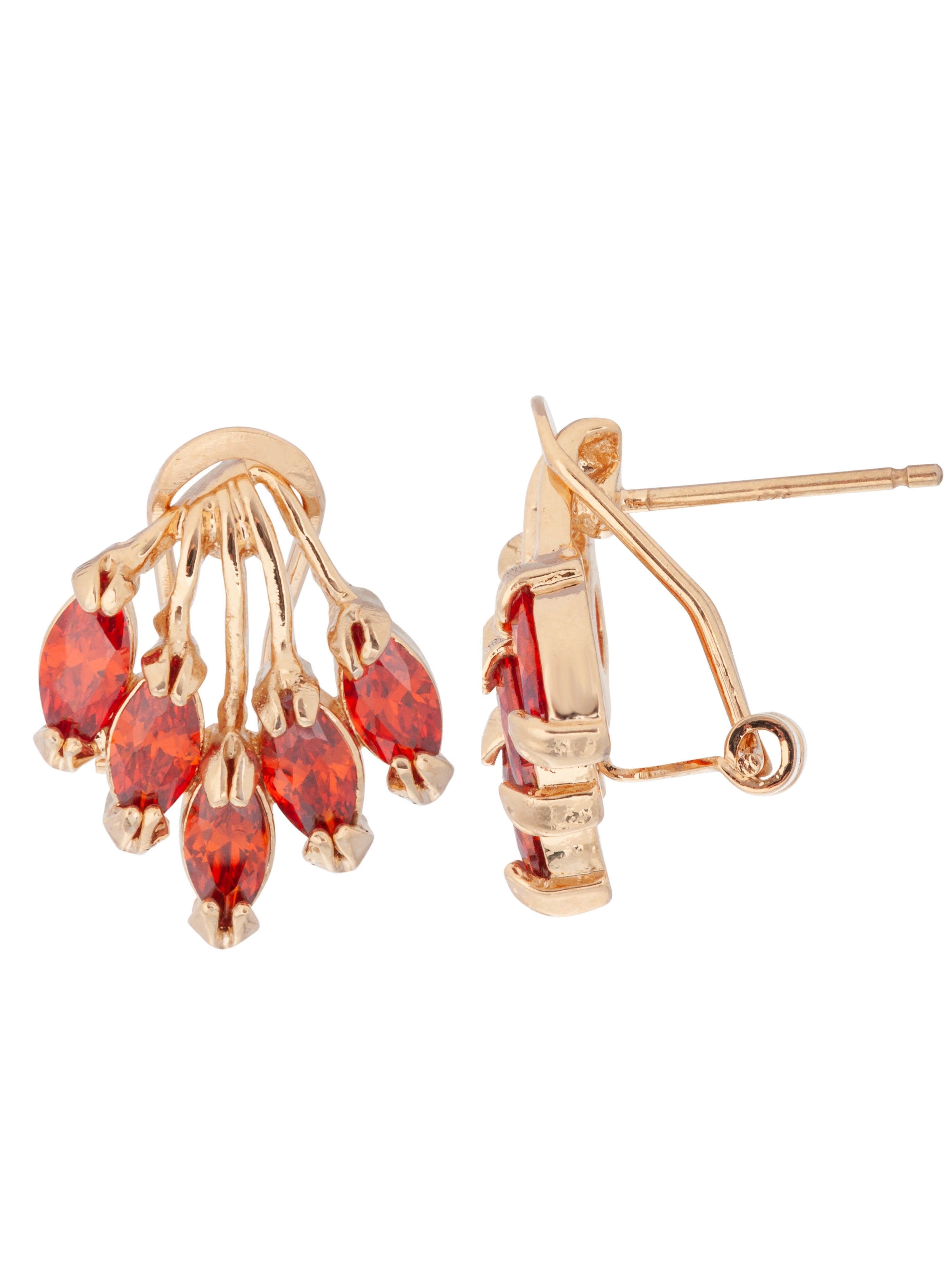 

Серьги из ювелирного сплава Lotus Jewelry 42E-25gn, гранат, 42E-25gn