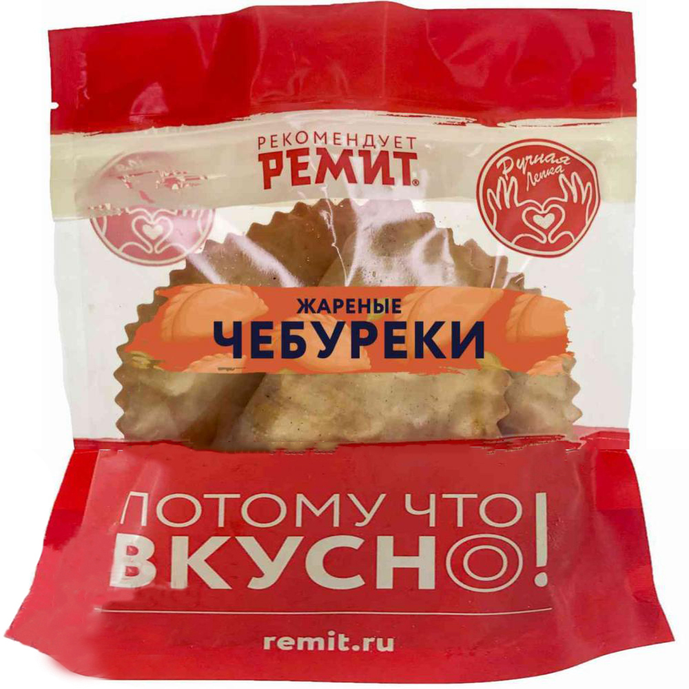 

Чебуреки Ремит сдобные пресные жареные 150 г