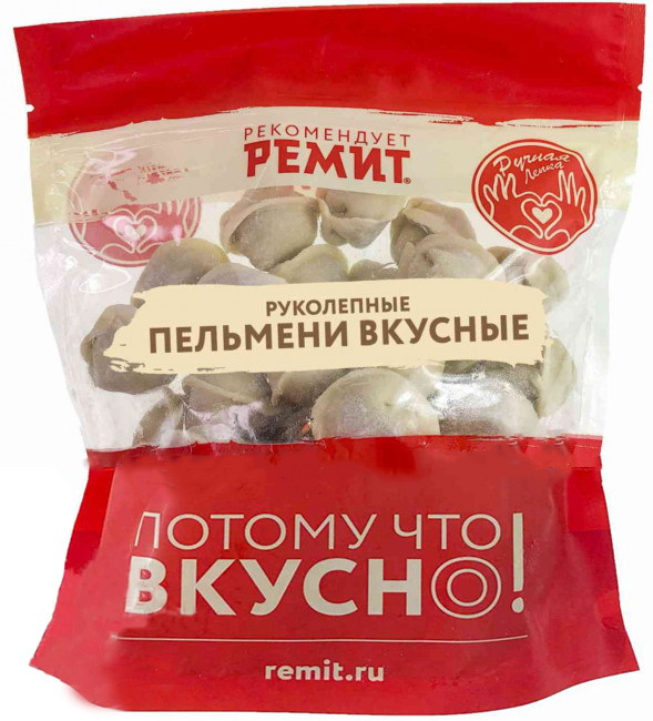 

Пельмени Ремит Вкусные свино-говяжьи 500 г