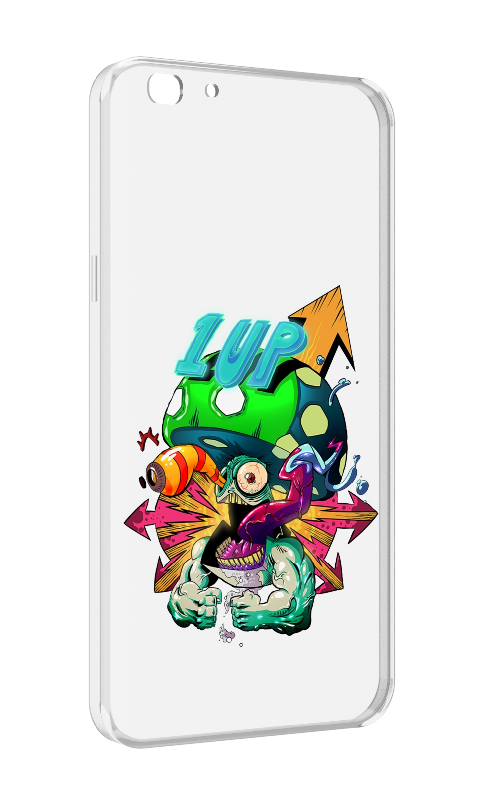 

Чехол MyPads сильный гриб абстракция для Oppo A77/F3 (2017 год), Прозрачный, Tocco