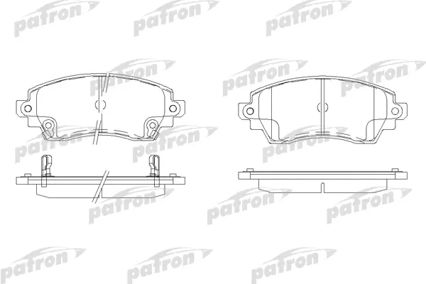 

Тормозные колодки PATRON дисковые PBP1391