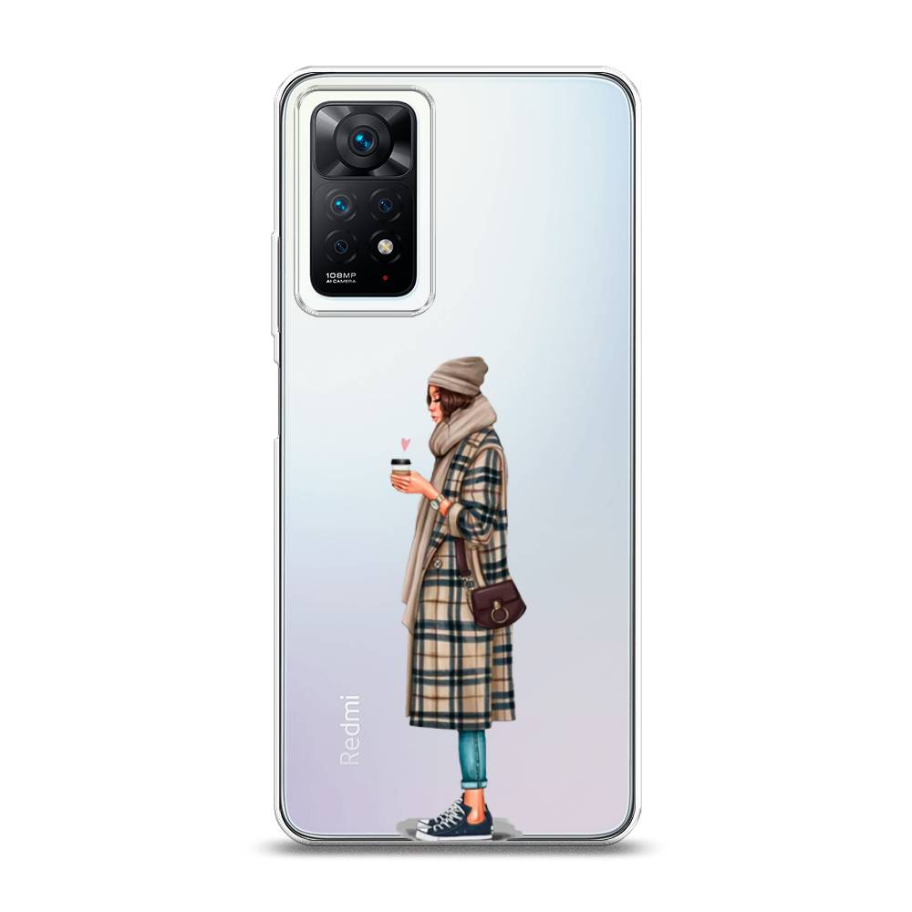 

Чехол на Xiaomi Redmi Note 11 Pro Plus 5G "Утренний кофе", Коричневый;бежевый, 312150-6